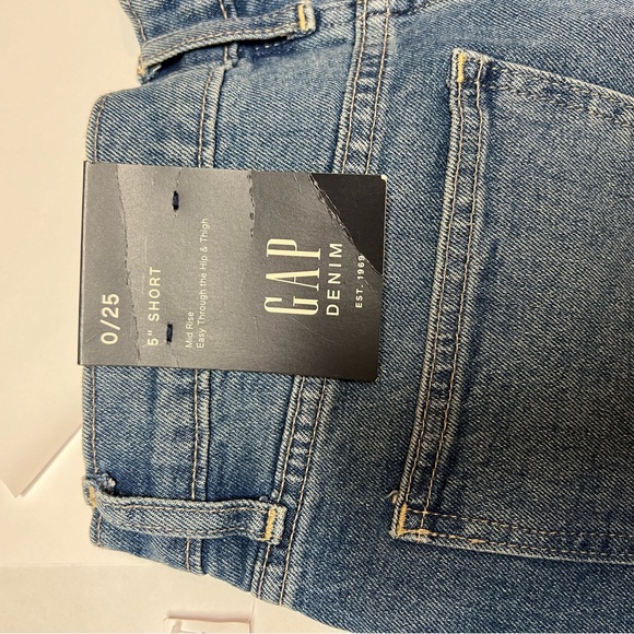 Denim midi shorts - Picture 7 of 8